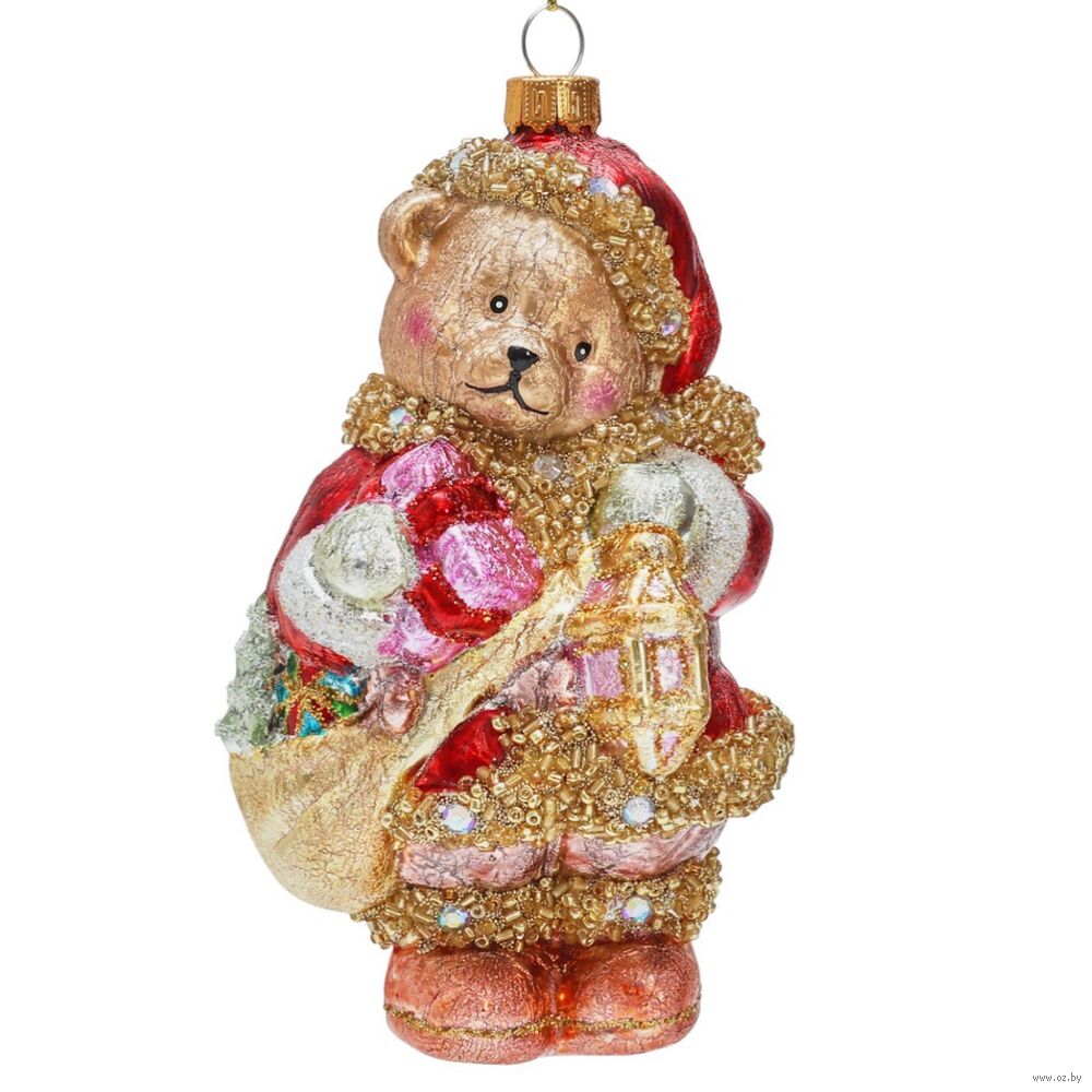 Елочная игрушка "Медвежонок с Подарками"