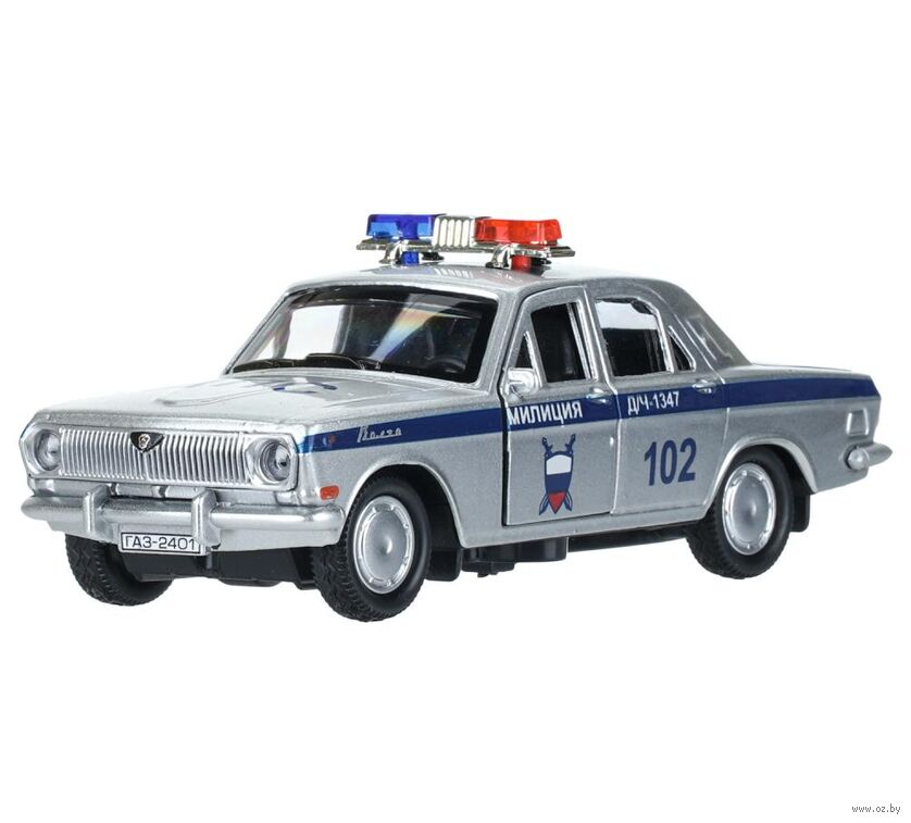Машинка инерционная "ГАЗ-2401 Волга. Полиция"