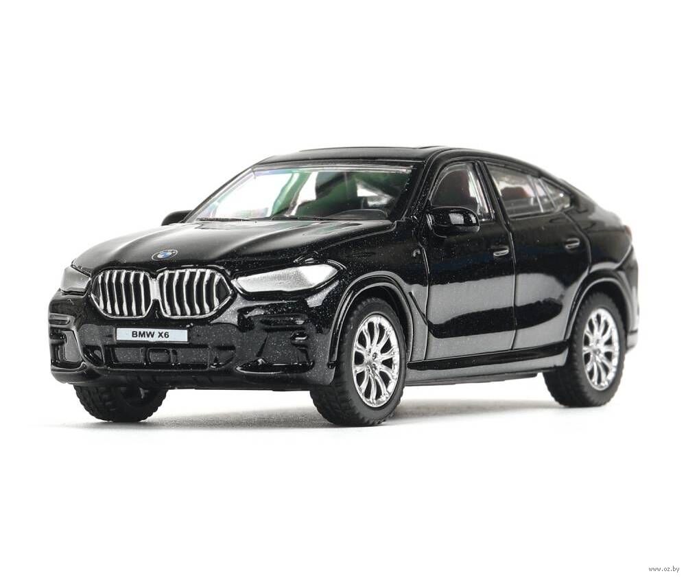 Машинка инерционная "BMW X6" (черный)