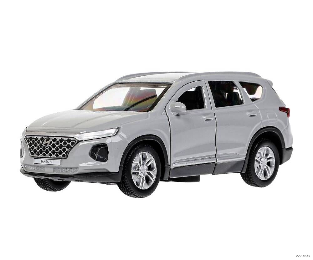 Машинка инерционная "Hyundai Santafe" (темно-серая)