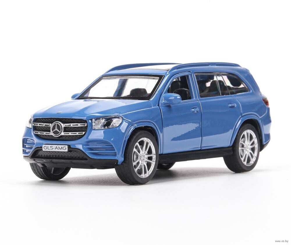 Машинка инерционная "Mercedes-Benz GLS Class AMG" (синяя)