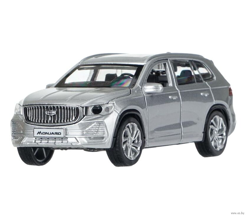 Машинка инерционная "Geely Monjaro" (серебристый)
