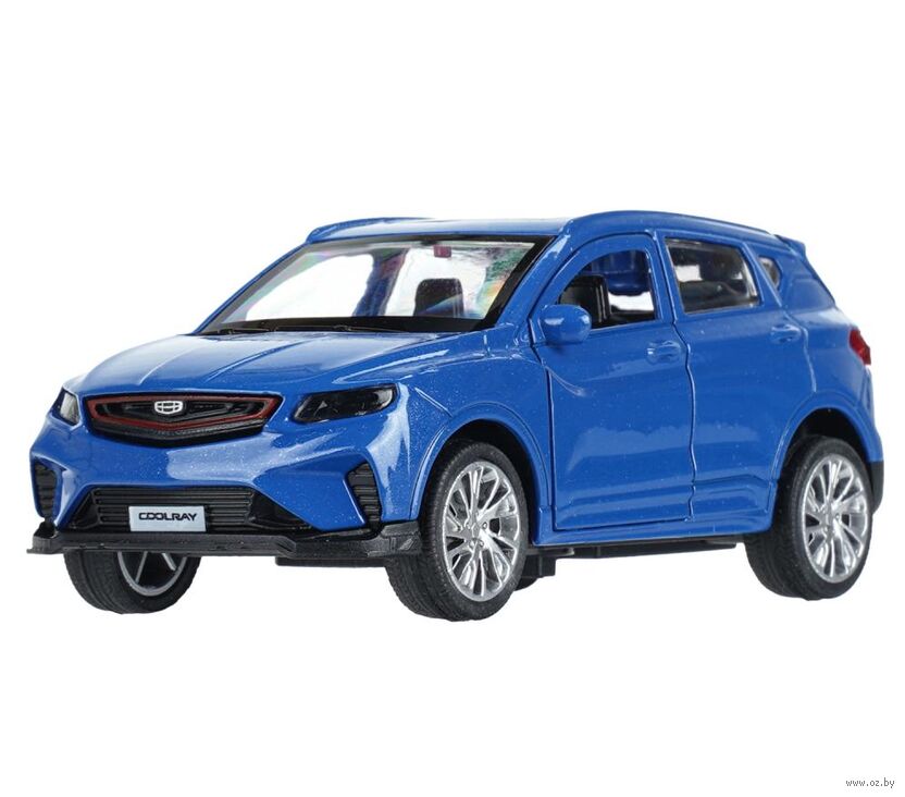 Машинка инерционная "Geely Coolray" (синий)