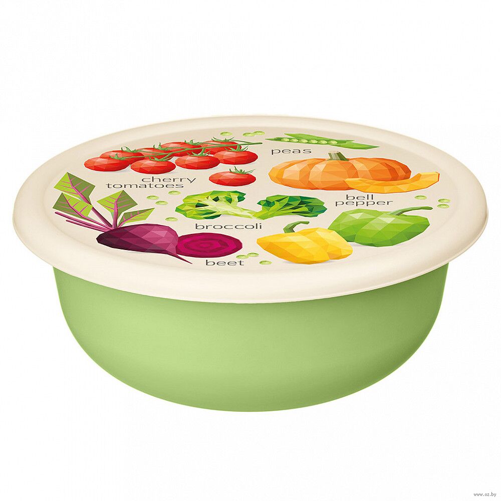 Миска пластмассовая 1,2 л "Asti" (салатовая)