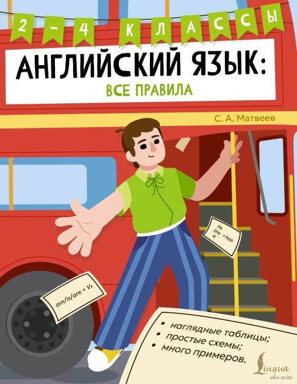 Английский язык. Все правила. 2-4 классы