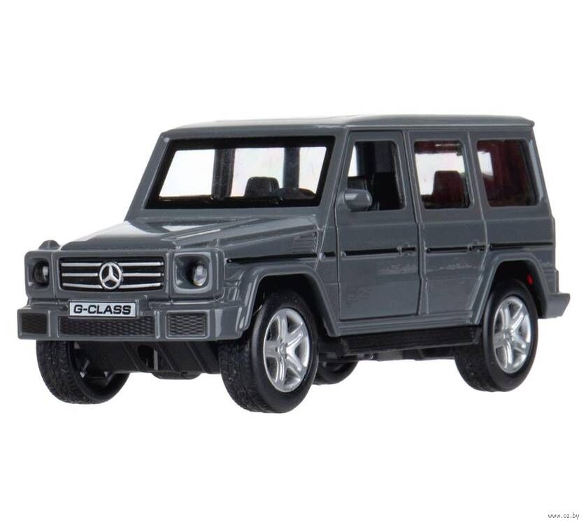 Машинка инерционная "Mercedes-Benz G-Class" (серый селенит)