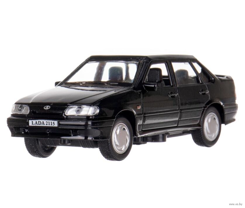 Машинка инерционная "Lada-2115 Samara" (черный)