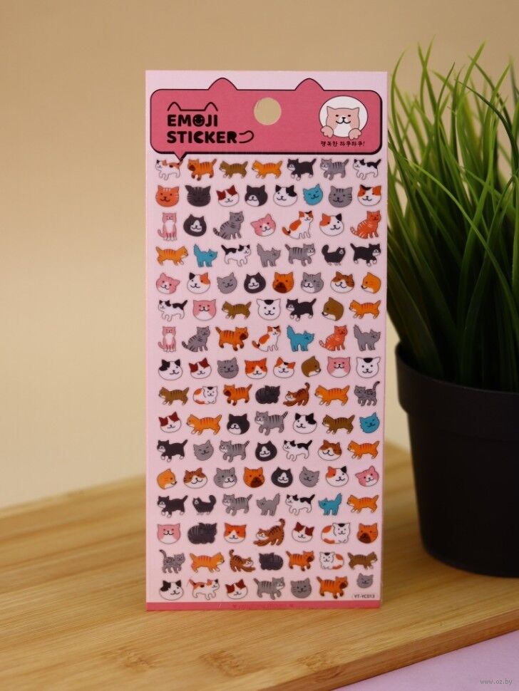 Набор наклеек "Cute cats"