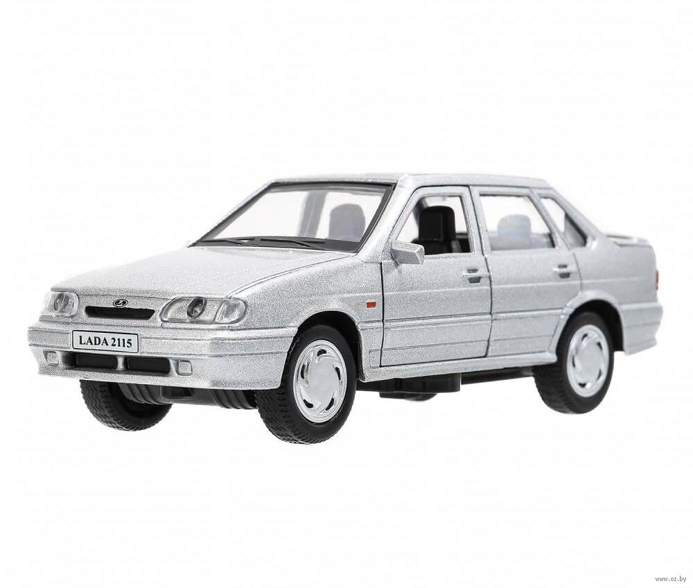 Машинка инерционная "Lada 2115 Samara" (серебристая)