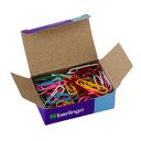 Скрепки виниловые (100 шт.; 28 мм; цветные) — фото, картинка — 2