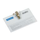 Бейдж с зажимом 