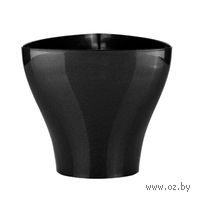 Цветочный горшок "Hydria" (15 см; черный)