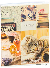 Тетрадь в клетку "Joyful. Great Moments" (48 листов)