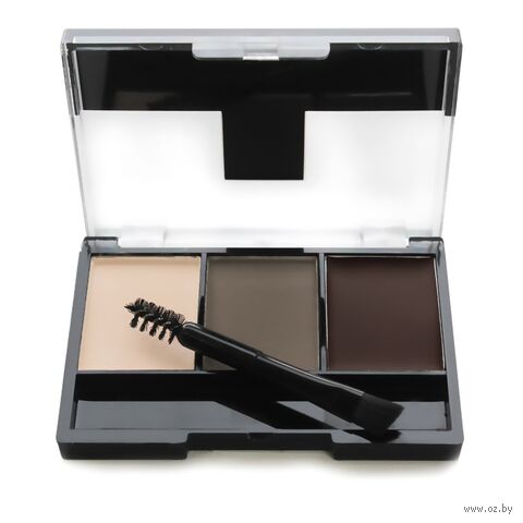 Тени для бровей "Eyebrow 3 Color Set" тон: 43, средний — фото, картинка