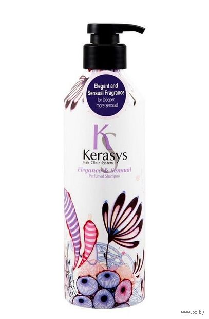 Шампунь для волос "Elegance Sensual Parfumed Shampoo" (600 мл) — фото, картинка