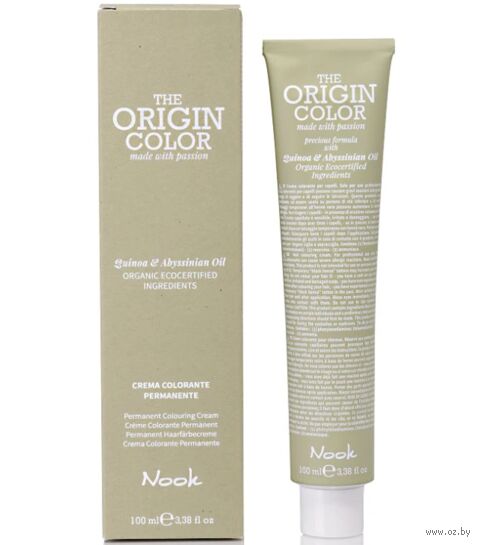 Крем-краска для волос "The Origin Color" тон: 12.7, суперсветлый шоколадный блонд — фото, картинка