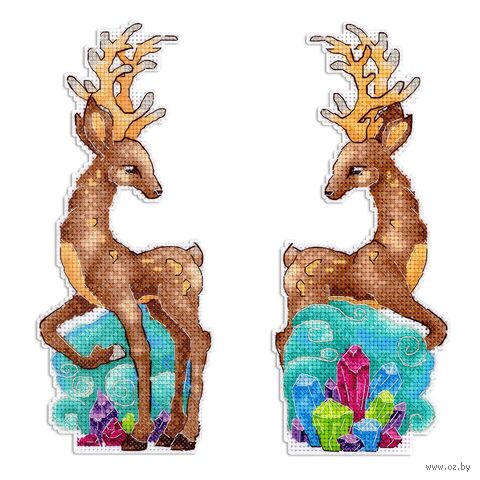 Набор для вышивания на пластиковой канве "Серебряное копытце" (80х200 мм) — фото, картинка