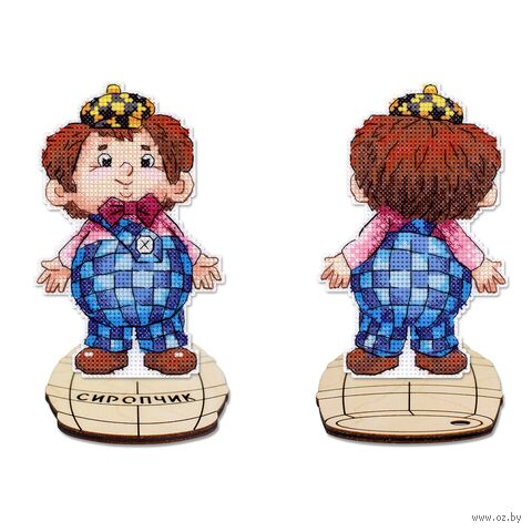 Набор для вышивания на пластиковой канве "Сиропчик с подставкой" (80х130 мм) — фото, картинка
