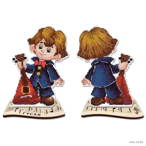 Набор для вышивания на пластиковой канве "Гусля с подставкой" (90х130 мм) — фото, картинка