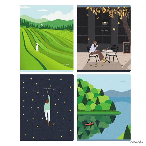 Тетрадь полуобщая в линейку "Слушай себя" (60 листов) — фото, картинка