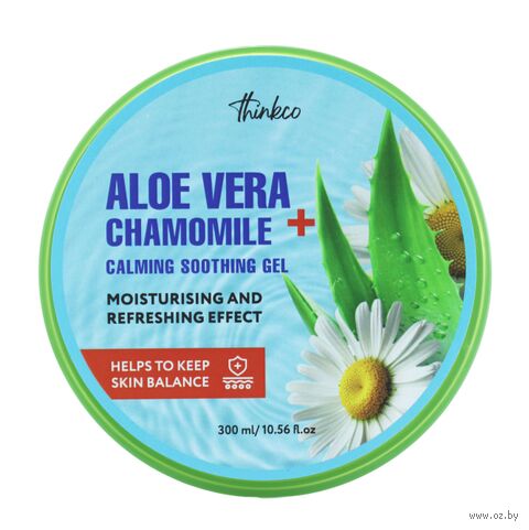 Гель для лица и тела "Экстракт алоэ и ромашки" (300 мл) — фото, картинка