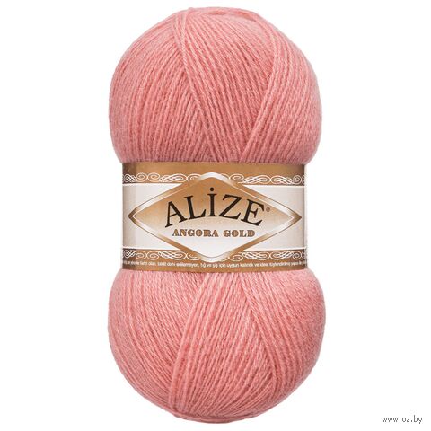 Пряжа "Angora Gold №144" (100 г; 550 м; старо-розовый) — фото, картинка