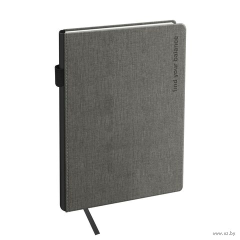 Ежедневник недатированный "Fillsta. Gray" (А5; серый) Ежедневник недатированный "Fillsta. Gray" (А5; серый) — фото, картинка