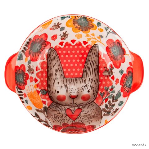 Ёмкость для запекания "Kawaii Forest. Bunny" (185х160х55 мм) — фото, картинка