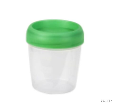 Контейнер для продуктов "Fusion" (0,4 л; серо-зелёный) — фото, картинка