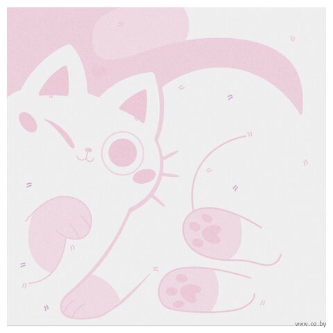 Блок для записей "Meow-meow" (8,5х8,5 см; 100 листов) — фото, картинка