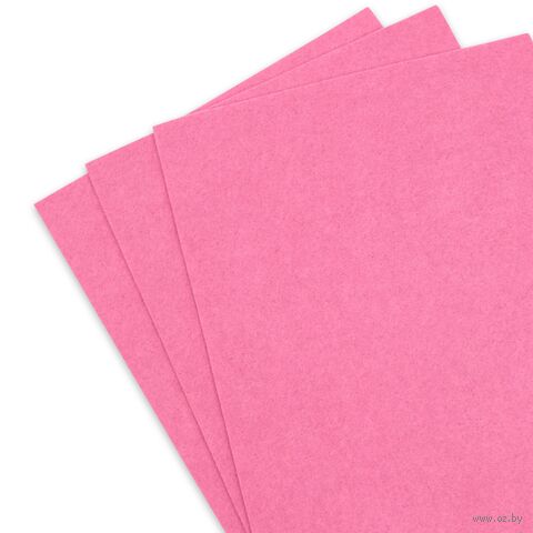 Фетр листовой мягкий "Astra" (20х30 см; светло-розовый; 3 листа) — фото, картинка
