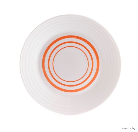 Тарелка стеклокерамическая "Harena Orange" (250 мм) — фото, картинка