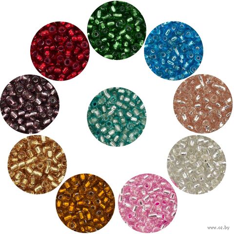Набор бисера 11/0 "Ассорти №27" (10 цветов) — фото, картинка