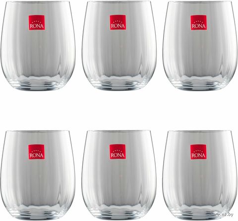 Набор бокалов для воды "Favourite" (6 шт.; 460 мл) — фото, картинка