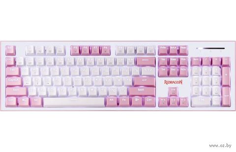 Клавиатура Redragon 70821 Hades (розовая) — фото, картинка