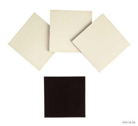 Холсты на магните "Art Classic" (7,5х7,5 см; хлопок; 4 шт.) — фото, картинка