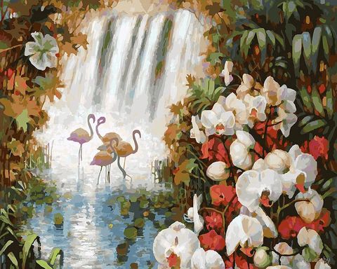 Картина по номерам "Райский сад" (300х400 мм) — фото, картинка