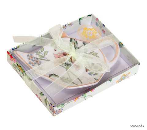 Подставка для чайного пакетика "Tiffany" (77х114х15 мм) — фото, картинка