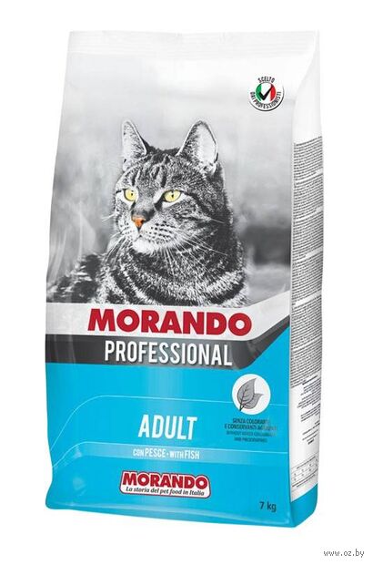 Корм сухой для кошек "Morando Professional Adult" (7 кг; рыба) — фото, картинка