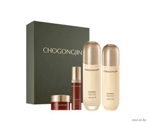 Подарочный набор "Geumsul Skin Care Set" (тоник, эмульсия, эссенция, крем для лица) — фото, картинка