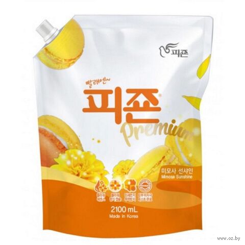 Кондиционер для белья "Corporation Regular Fabric Softener Yellow" (2,1 л) — фото, картинка