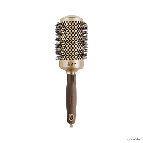 Термобрашинг для волос "Expert Blowout Shine Wavy Bristles Gold & Brown" (5,5 см) — фото, картинка