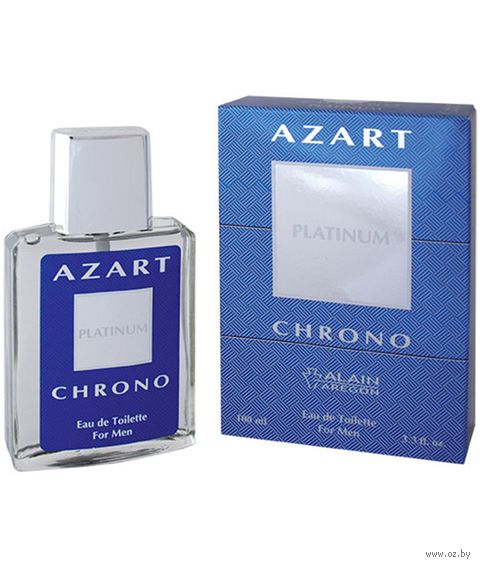 Туалетная вода для мужчин "Azart Chrono. Platinum" (100 мл) — фото, картинка