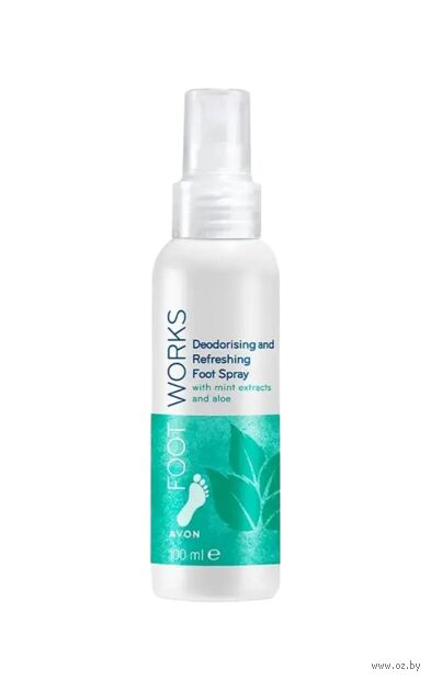 Спрей для ног "С экстрактом мяты и алоэ" (100 мл) — фото, картинка