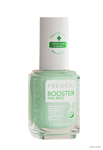 Укрепляющая база для ногтей "Booster Nail Base. Киви" (11 мл) — фото, картинка