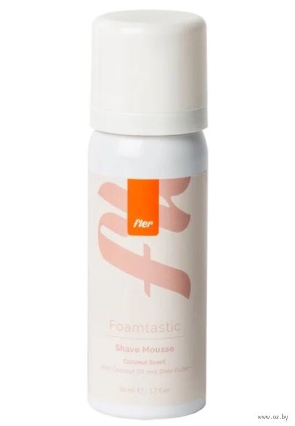 Мусс для бритья "С кокосовым маслом и маслом ши" (50 мл) — фото, картинка