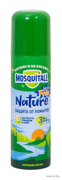 Аэрозоль от комаров "Nature" (150 мл) — фото, картинка