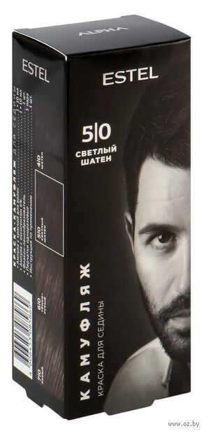 Краска для волос "Estel Alpha Homme. Камуфляж" тон: светлый шатен — фото, картинка