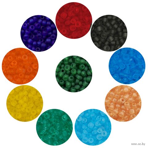 Набор бисера 11/0 "Ассорти №3" (10 цветов) — фото, картинка