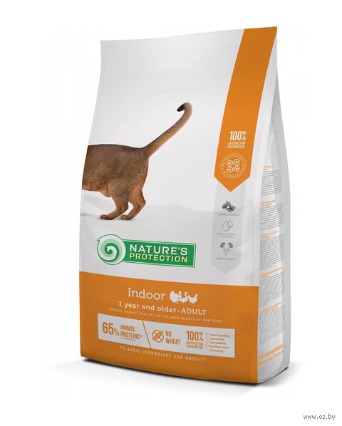 Корм сухой для кошек "Indoor" (7 кг; мясо птицы) — фото, картинка